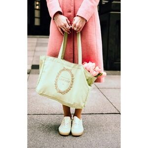 Laduree Paris Light Green Tote Bag